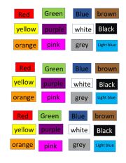 Colors Vocabulary 