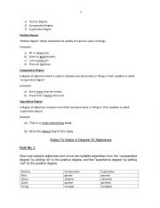 English Worksheet: Degrees Of Adjectives