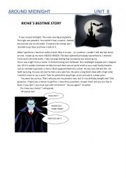 English Worksheet: Around Midnight