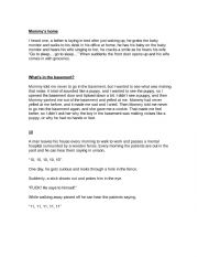 English Worksheet: Halloween stories