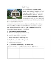 English Worksheet: Have/has concioussnes activity with reading comprenhension 