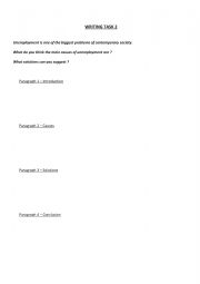 English Worksheet: IELTS WRITING TASK 2 TEMPLATE