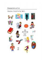 English Worksheet: FRUITS AND NUBERS