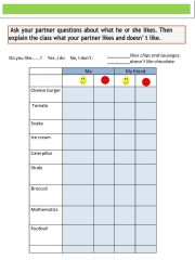 English Worksheet: Survey