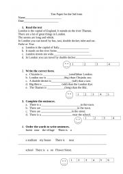 test paper