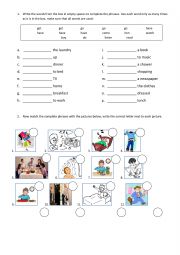 English Worksheet: family