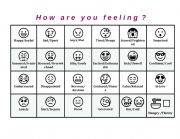 English Worksheet: Emotion�s chart 