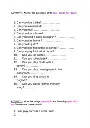 can/cant questions