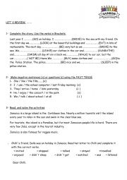 English Worksheet: Simple Past