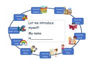English Worksheet: Introduce Yourself Online