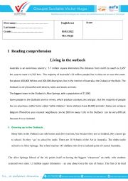English Worksheet: exam