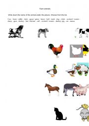 Farm animals