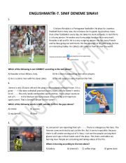 English Worksheet: Englishmatik 7th grade