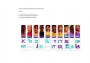 Encanto puzzle (we don�t talk about Bruno) - numbers from 1 to 10