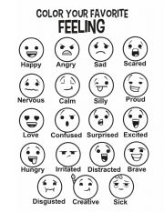 English Worksheet: Feelings