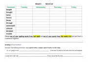 English Worksheet: George Marvellous Medicine Week 3 Vocabulary