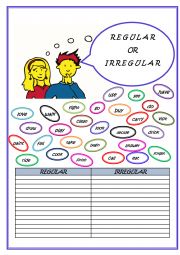 REGULAR & IRREGULAR VERBS