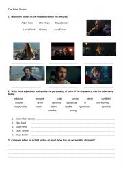 English Worksheet: The Adam Project