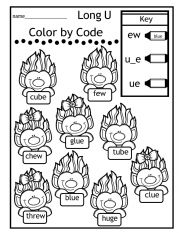 English Worksheet: Lon U vowel sound