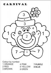 English Worksheet: Carnival
