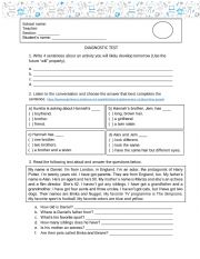 English Worksheet: PERSONALITY