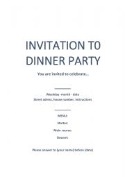 Dinner invitation