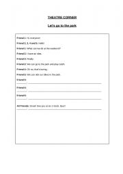English Worksheet: Role-play