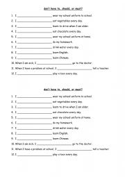 English Worksheet: Exposition