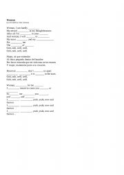 English Worksheet: Woman (song by John Lennon) for Spanish learners of English