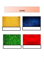 English Worksheet: Colors