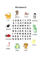 English Worksheet: VocabAnimals&Home