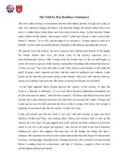 English Worksheet: The veldt