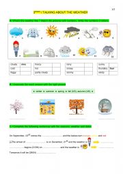 English Worksheet: Weather