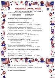 US Culture Quiz