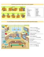 English Worksheet: Describing your kitchen