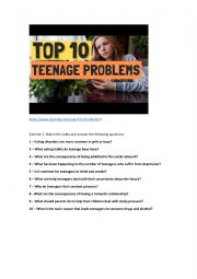 Top 10 problems teenagers face today