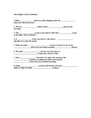 English Worksheet: Pre intermediate past simple tense