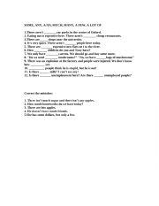 English Worksheet: quantifiers