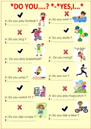 English Worksheet: Lets/Do you...? activitiy 