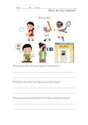 English Worksheet: Present Perfect Progressive made simple