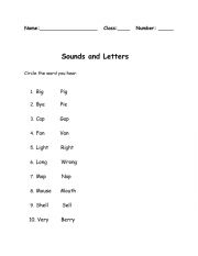 Phonics - Sounds and Letters Quiz