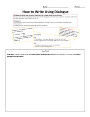 English Worksheet: Dialogue Practice