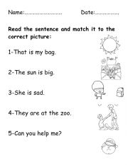 English Worksheet: Reading worksheets