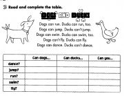 English Worksheet: Modal Verb; Can