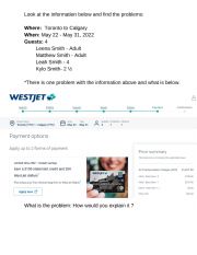 Confirming Information - Flight Details