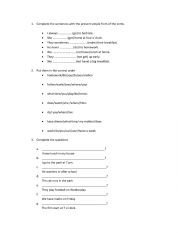 English Worksheet: Wh questions