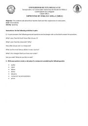 Speaking Activity