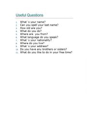 English Worksheet: WH QUESTIONS