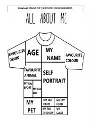 English Worksheet: tshirt