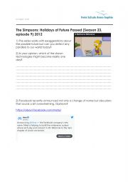 English Worksheet: Metaverse (Simpsons)
